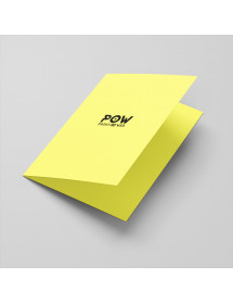 Chemise / Dossier cartonné recto jaune