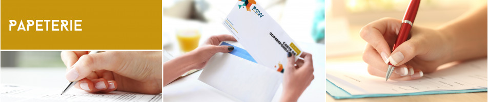 Papeterie - Personnalisation sur pow-imp.fr | POW, Imprimerie en ligne
