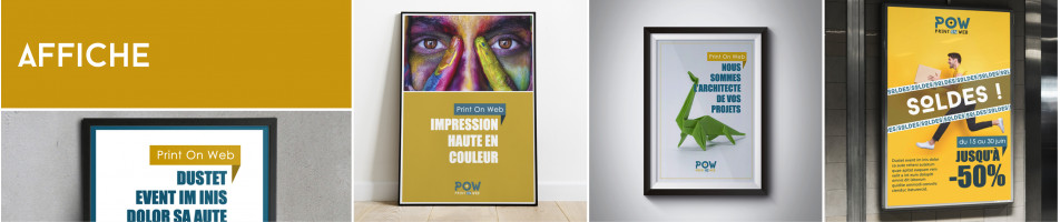 Affiche 30 x 42 cm à personnaliser sur pow-imp.fr | POW Print On Web